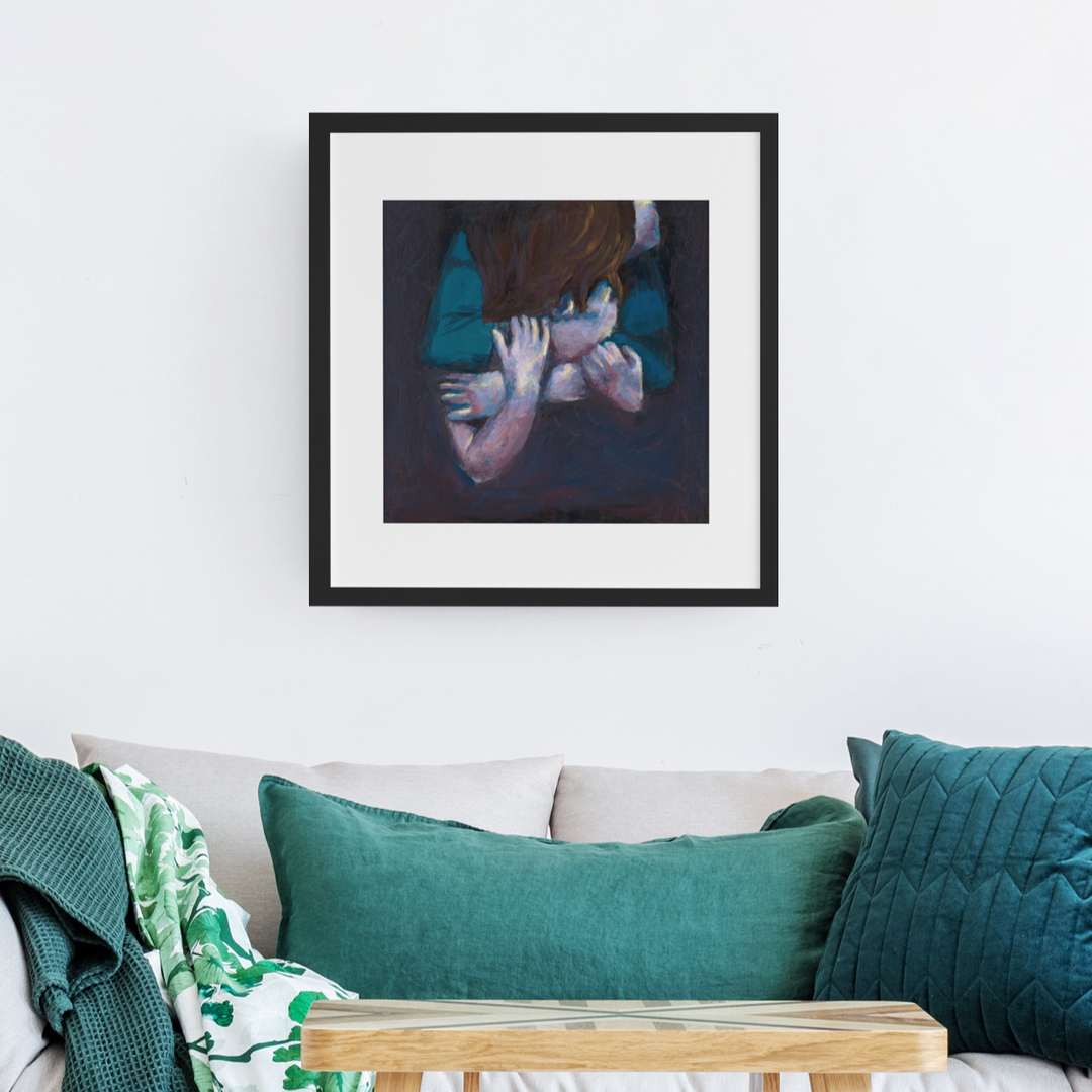 Artwork titled "Never let me go": Framed Print for Sale, impressionistic artwork