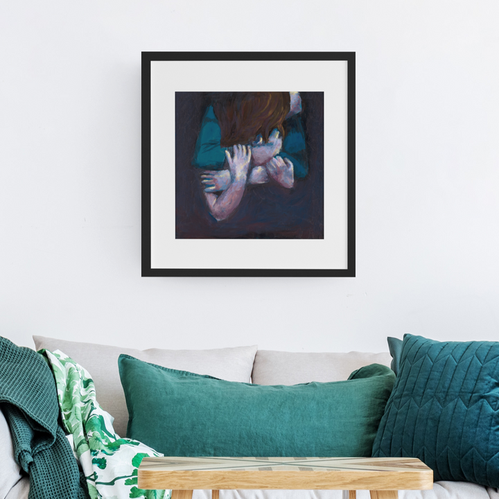 Artwork titled "Never let me go": Framed Print for Sale, impressionistic artwork 